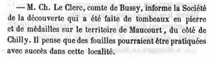 Le Clercq De Bussy, 1855