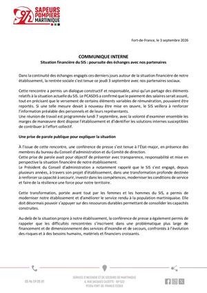 Situation financière du SIS
