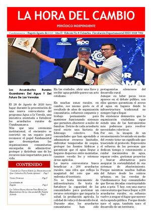 Agosto De 2026 Periodico La Hora Del Cambio