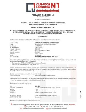 Licencia De Construcción