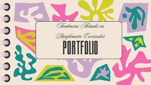 Colorful Organic Abstract Freelance Design Portfolio Presentation