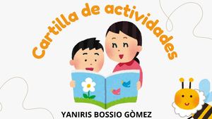 Cartilla didáctica de actividades para niños y niñas de 5 años