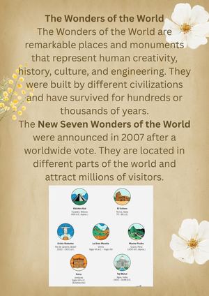 World Wonders