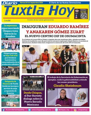 Tuxtla Hoy 04 De Septiembre 2026 Ok