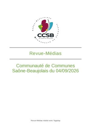 Revue de presse du 4 septembre 2026