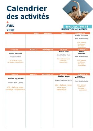 Luchon Calendrier Activites