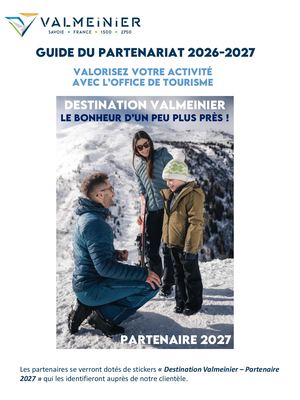 GUIDE DU PARTENARIAT 2026 27 VALMEINIER