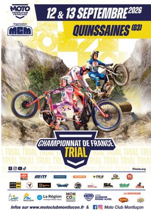 Dépliant 12ème Trial de Quinssaines 2026
