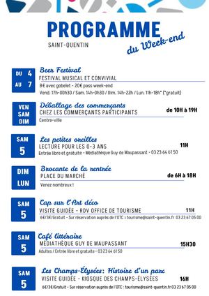 Programme Du We Sem 36
