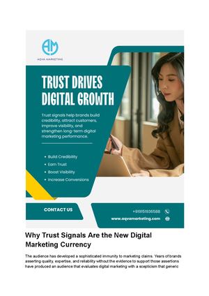 Why Trust Signals Are The New Digital Marketing Currency