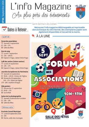 Info Magazine de septembre 2026