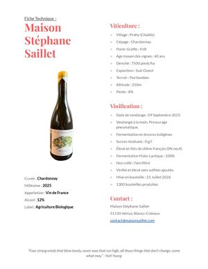 QR Code Chardonnay 2025