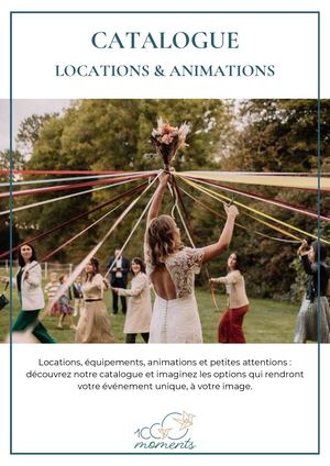 Catalogue 1000moments Location de matériel et animations
