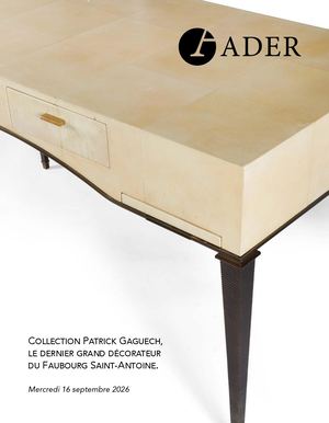 Collection Patrick Gaguech, le dernier grand décorateur du Faubourg Saint Antoine