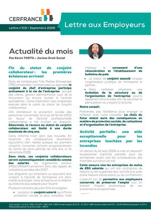 Lettre Aux Employeurs Septembre 2026