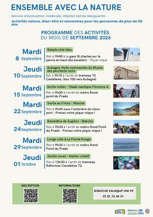 Programme Septembre 2026