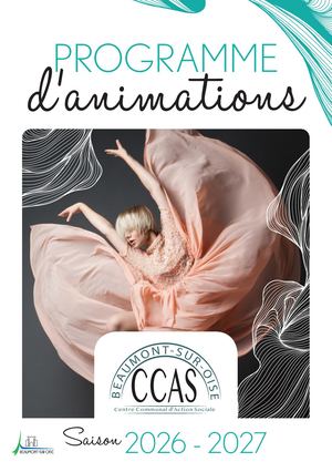 Programme des Animations du CCAS 2026-2027