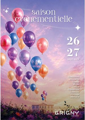 Saison Événementielle 2026-2027 (Septembre à Avril)