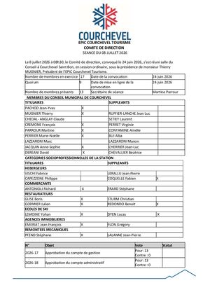 2026 17 DELIBERATION Approbation Du Compte De Gestion 2025 Du Budget Principal