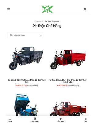 Xechorac Com Giá Xe ĐIện Chở Hàng Tải Trọng 200kg Tới 2 Tấn Tại Nhà Máy