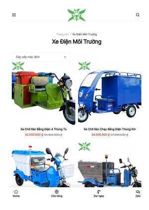 Xechorac Com Xe ĐIện Môi Trường, Xe ĐIện Thu Gom Rác Thải Vệ Sinh Môi Trường