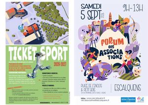 Plans et listes par stands et activités