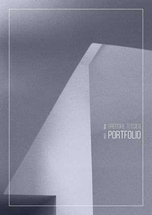 Grégoire Tessier Architecte Portfolio 2026