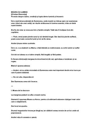 MOARA CU LUMINĂ DE CRISTIAN DIACONIȚA
