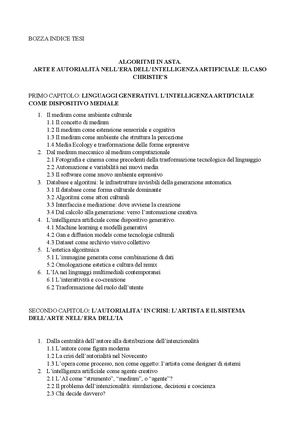 Indice Tesi Modificato