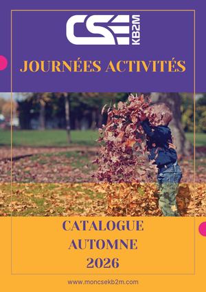 Catalogue Journées Activités Automne 2026 (2)