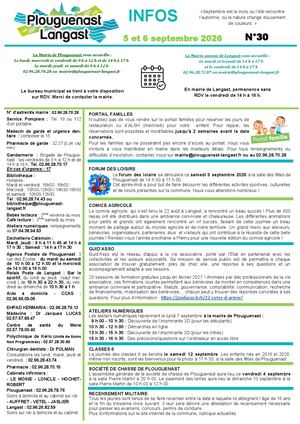 30 5 Et 6 Septembre 2026
