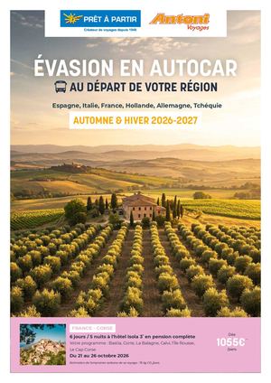 Voyages Autocar 2026 2027 Antoni Voyages