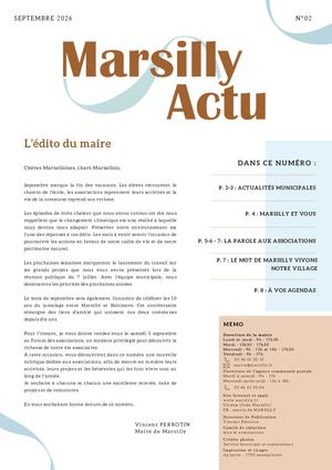 Marsilly Actu N°2 Définitif