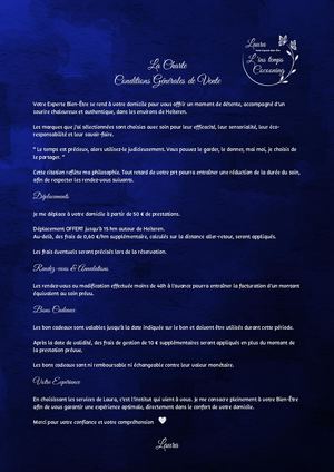 La Charte - Les Conditions Générales de Vente