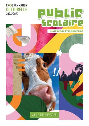 Programmation culturelle 2026/2027 - Public scolaire