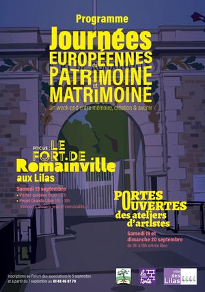 Programme Journées Européennes du Patrimoine et du Matrimoine 2026