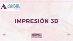 Impresión 3D