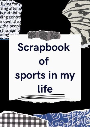 Documento A4 Portada Libro Scrapbook Verde