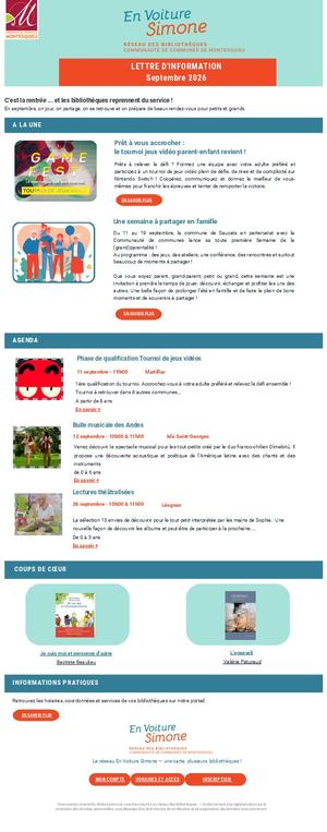 NEWSLETTER EVS SEPTEMBRE 2026
