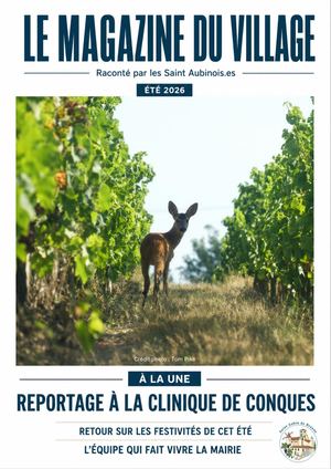 Gazette été 2026 Saint Aubin De Branne