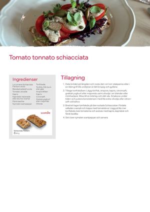 Tomato tonnato schiacciata