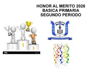 Cuadro De Honor 2026 Basica Primaria Segundo Periodo