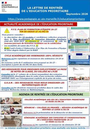 Lettre De Rentree Ep Septembre 2026