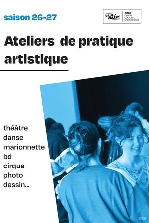 CCU - ateliers de pratique artistique 2026-2027