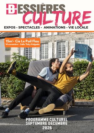 Agenda culturel de Septembre à Décembre 2026