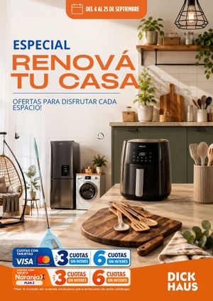 Renová tu casa · Dick Haus Catalogo Digital Septiembre 26