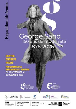 Programme de l'exposition George Sand, 150 ans de modernité.