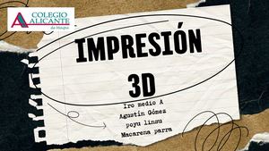 IMPRESION 3D