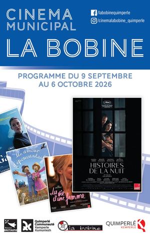 La Bobine - Programme du 9 septembre au 6 octobre 2026