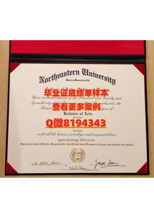 northeastern University Diploma Sample